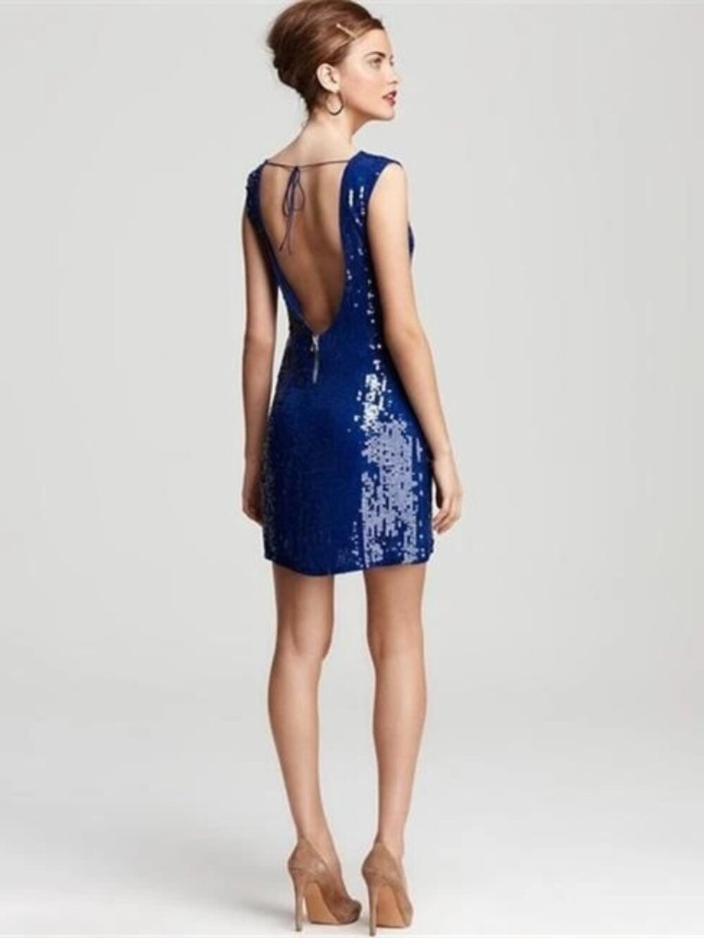 NWT Alice + Olivia Vista Sequin Mini Dress Size 8